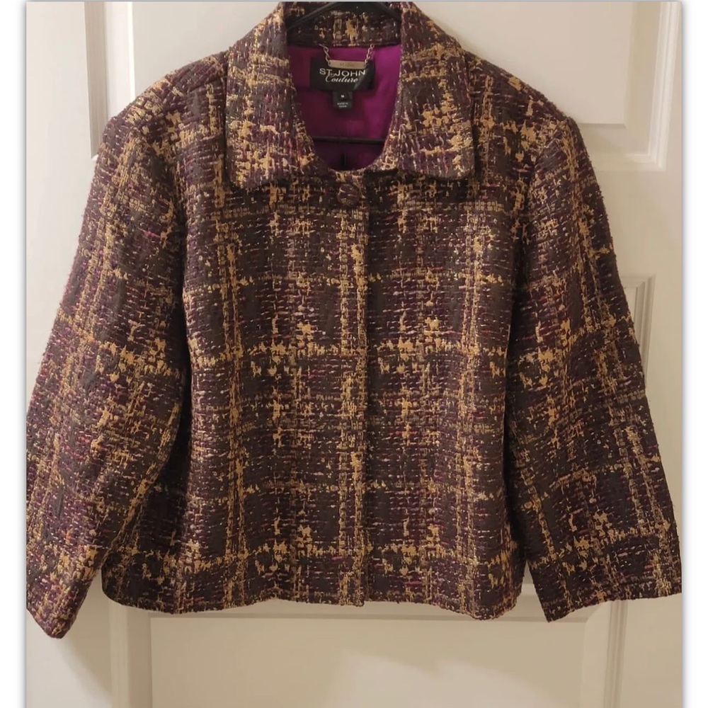 St. John Couture Woven Jacket Sz.16